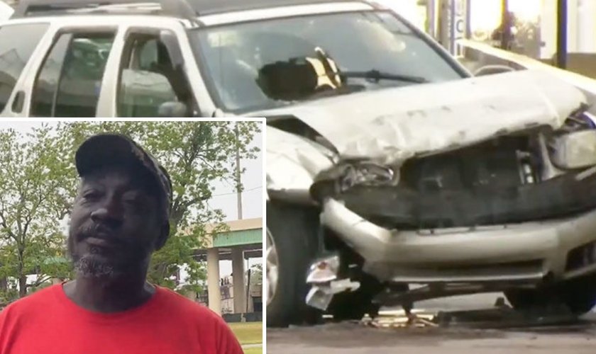 `Deus me colocou lá´, diz sem-teto após salvar a vida de homem em acidente de carro