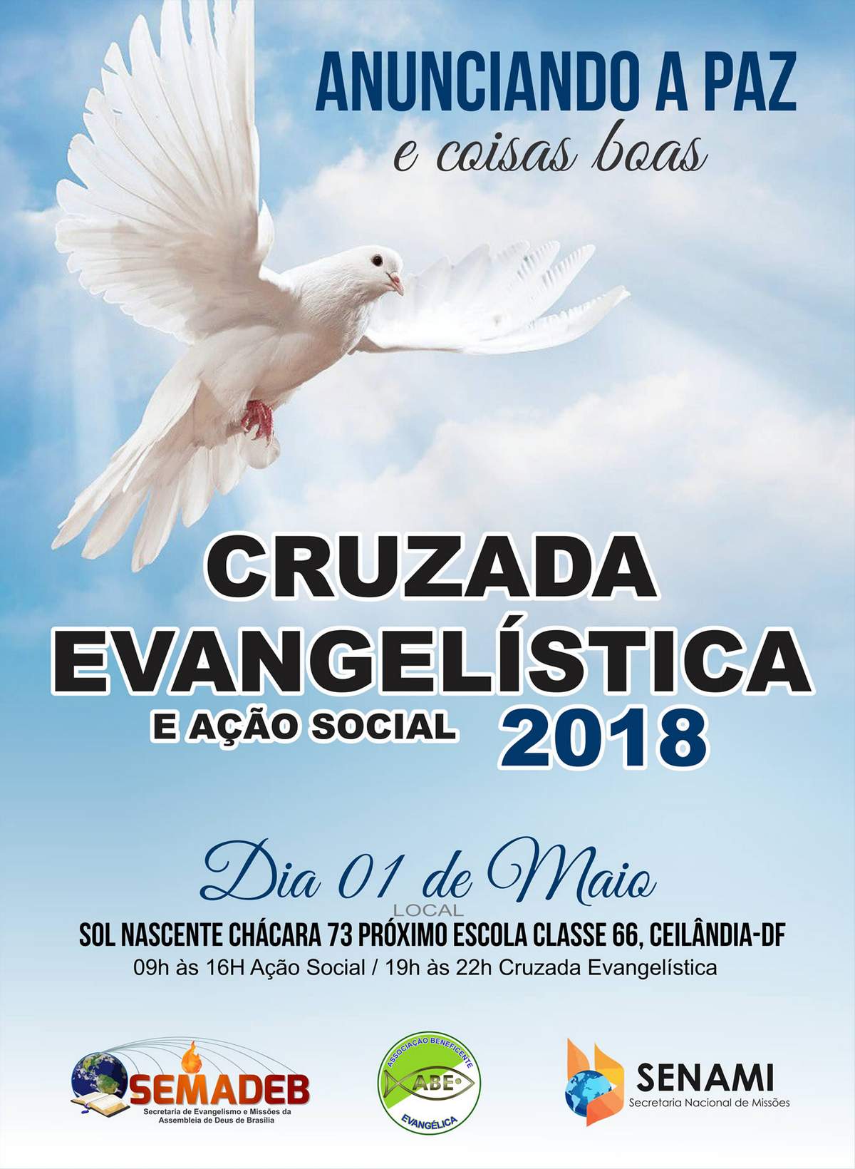 Cruzada Evangelística 2018 - SEMADEB