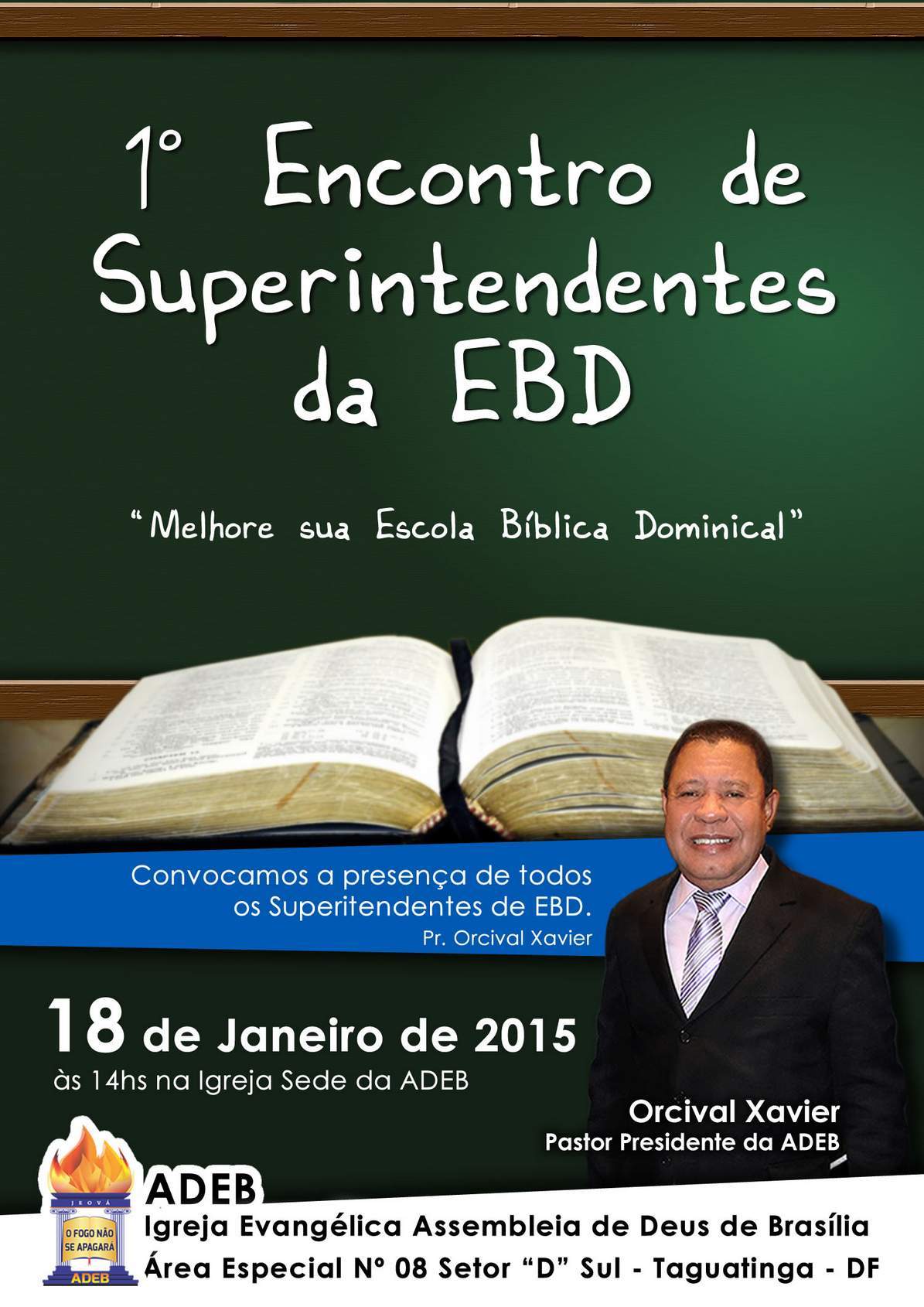1º Encontro de Superintendentes da EBD 2015